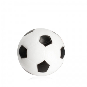 Stalo futbolo kamuoliukas, juodai baltas 35mm