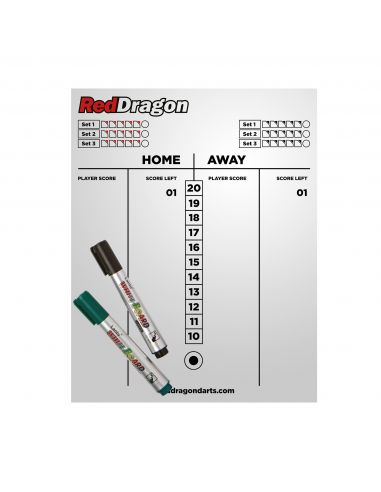 Rezultatų rašymo lentelė REDDRAGON "Dry Wipe Score Board"