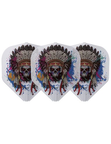 L-Style sparneliai  EZ  L-1 "CHIEF SKULL" (clier white)