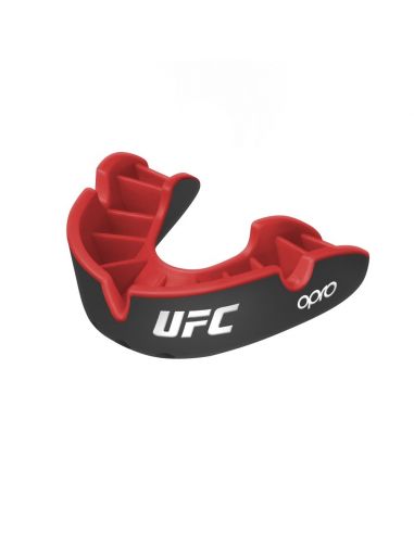 Dantų apsauga OPRO Silver UFC ADULT 10+ (juoda/raudona)