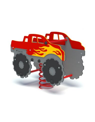 Žaidimų aikštelė - MONSTER TRUCK spyruoklinis rokeris