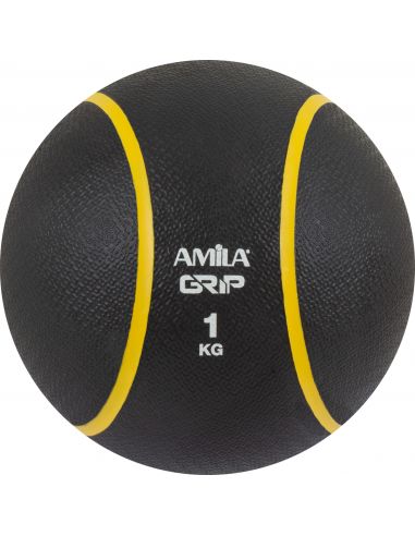 Medicininis pasunkintas kamuolys AMILA "MEDICINE GRIP BALL"