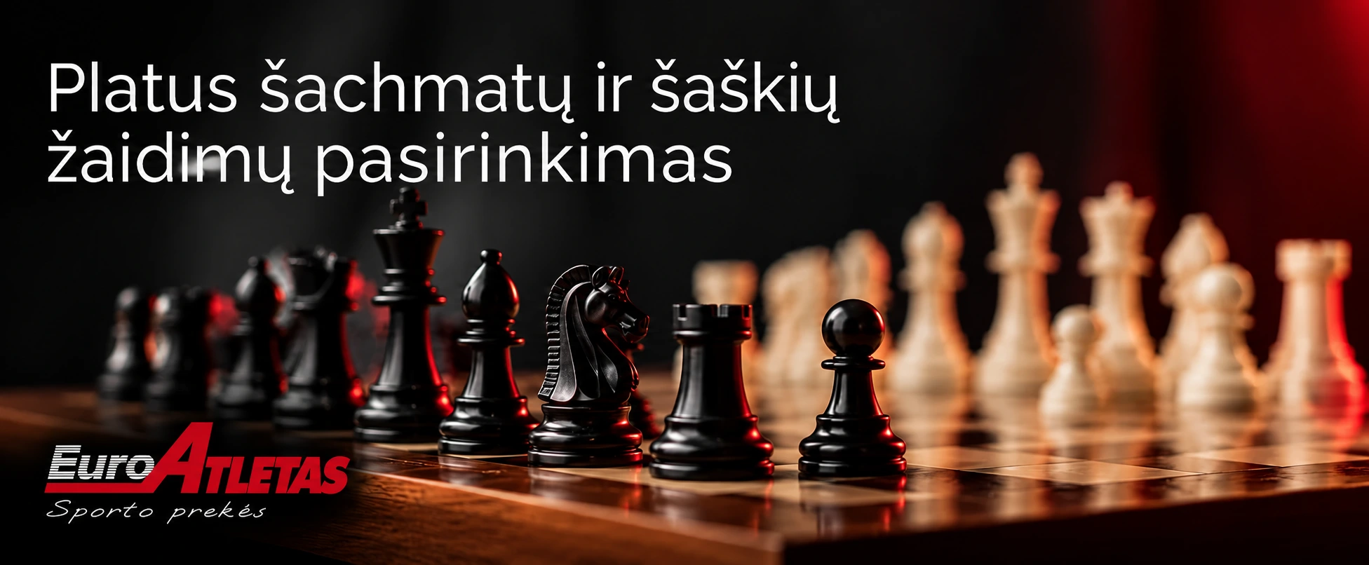 Platus šachmatų ir šaškių pasirinkimas